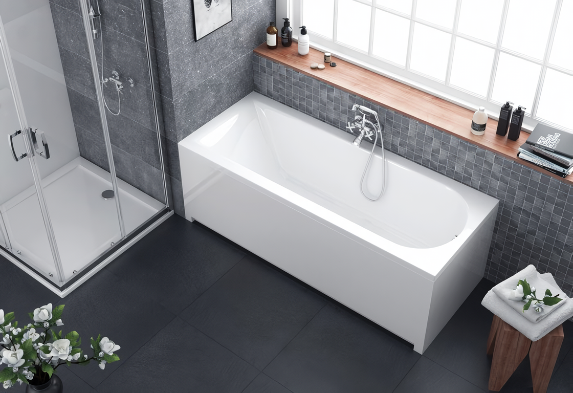 Ванна акриловая пристенная Excellent Aurum WAEX.AUR15WH 150x70 (белый), без слива-перелива