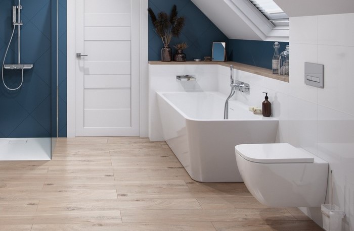 Ванна акриловая пристенная Excellent Lila 2.0 WAEX.LIL2.160L.WHN 160x73 (белый), слив-перелив, левая