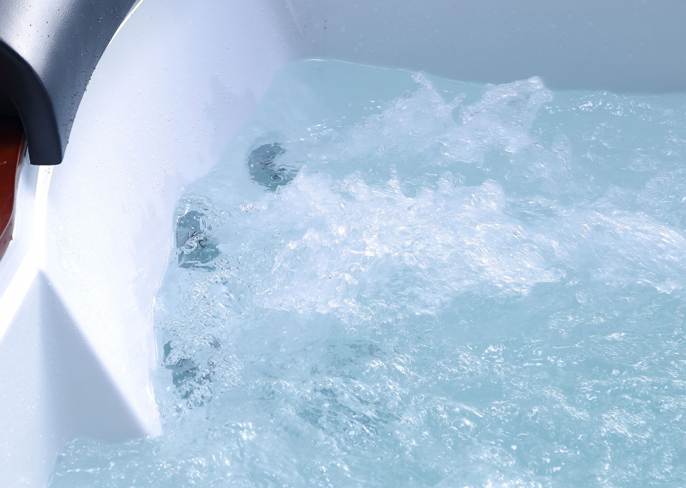 Ванна гидромассажная пристенная Gemy G9052 II O L 186х151х82 (белый), слив-перелив, левосторонняя