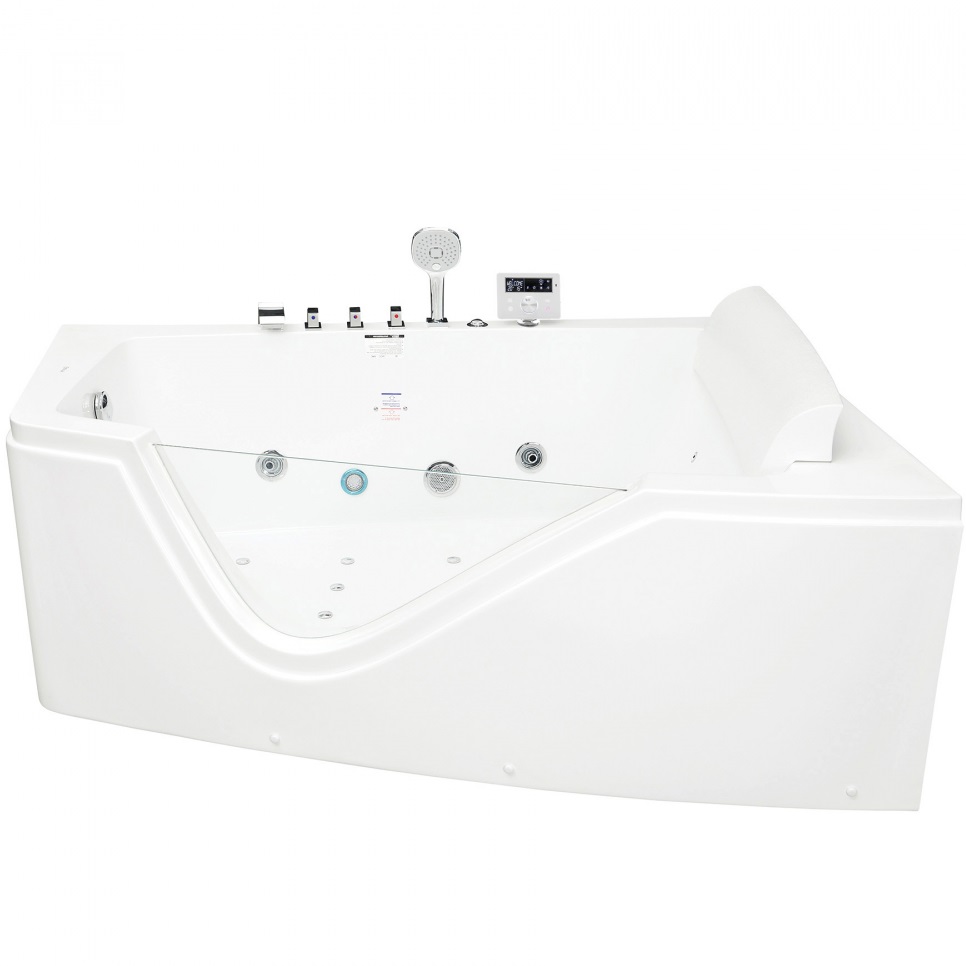 Ванна акриловая пристенная Gemy G9056 K R 170х130х66 (белый), слив-перелив, правосторонняя