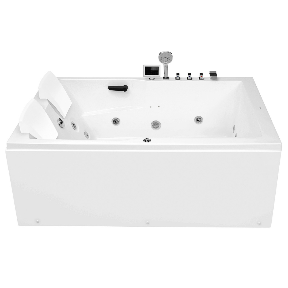 Ванна гидромассажная пристенная Gemy G9061 K R 181х121х70 (белый), слив-перелив, правосторонняя