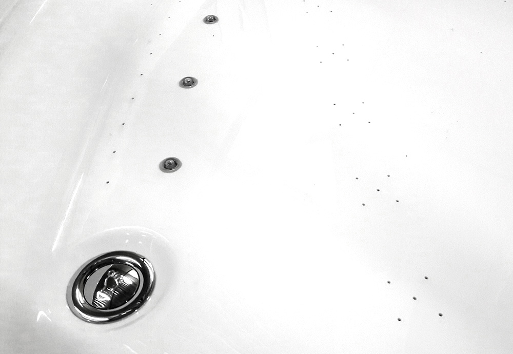 Ванна гидромассажная пристенная Gemy G9080 150х150х60 (белый), слив-перелив