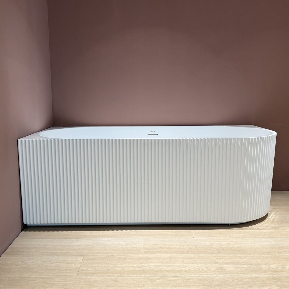 Ванна акриловая угловая, пристенная  ABBER AB9329-1.5 L 150x75x58 (белый), левая, слив-перелив