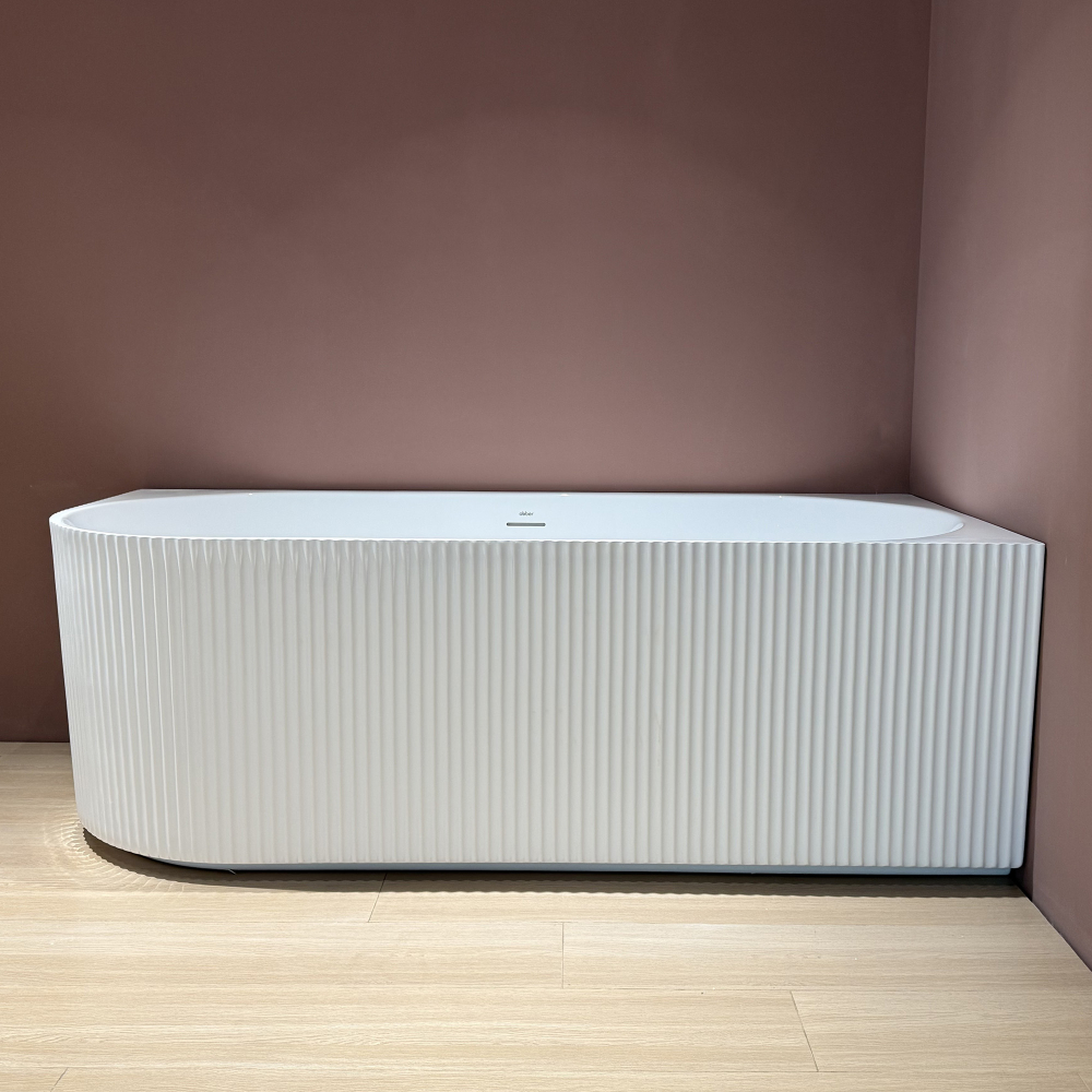 Ванна акриловая угловая, пристенная ABBER AB9329-1.5 R 150x75x58 (белый), правая, слив-перелив