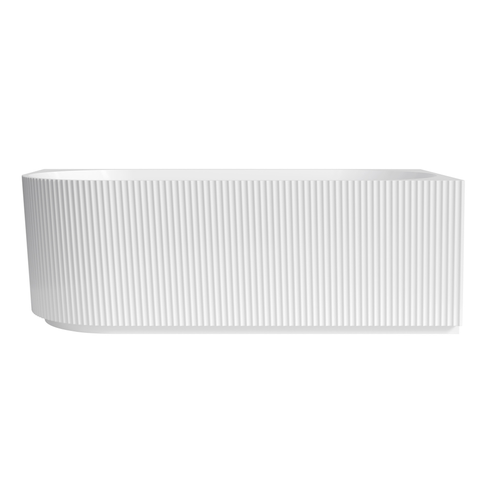 Ванна акриловая угловая, пристенная ABBER AB9329-1.5 R 150x75x58 (белый), правая, слив-перелив