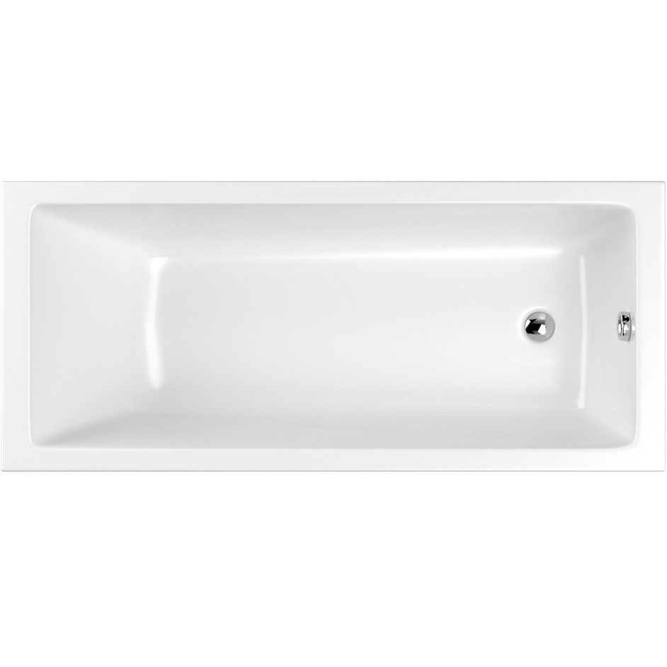 Ванна встраиваемая акриловая Whitecross Wave Slim 0111.170075.100 170x75 см, (белый глянцевый)