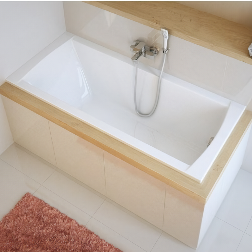 Ванна акриловая встраиваемая Excellent Aquaria Slim WAEX.AQU16WHS 160x70 (белый глянец), без слива-перелива