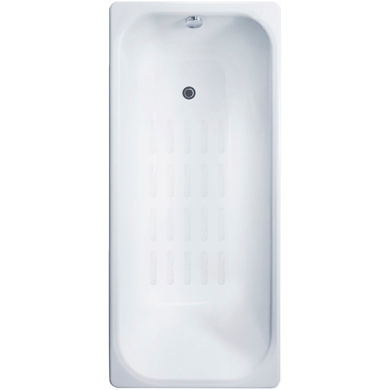 Ванна чугунная Delice Aurora DLR230604-AS 160х75 (белый), встраиваемая с антискользящим покрытием