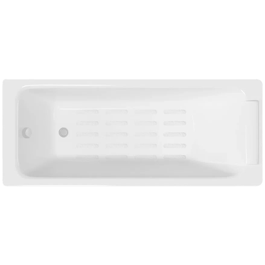 Ванна чугунная Delice Palomba DLR230620-AS 170х70 (белый), встраиваемая с антискользящим покрытием