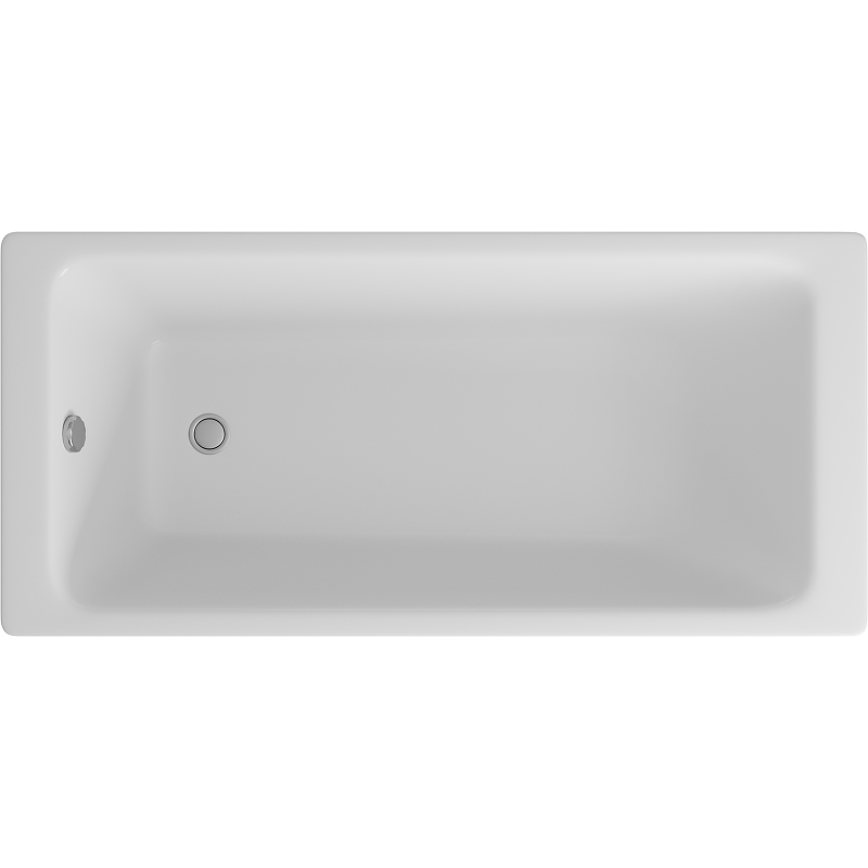 Ванна чугунная Delice Parallel DLR220504 160х70 (белый), встраиваемая