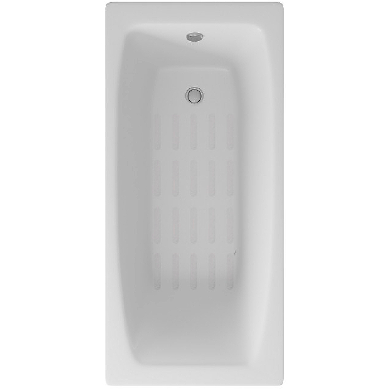 Ванна чугунная Delice Repos DLR220508-AS 170х70 (белый), встраиваемая с антискользящим покрытием