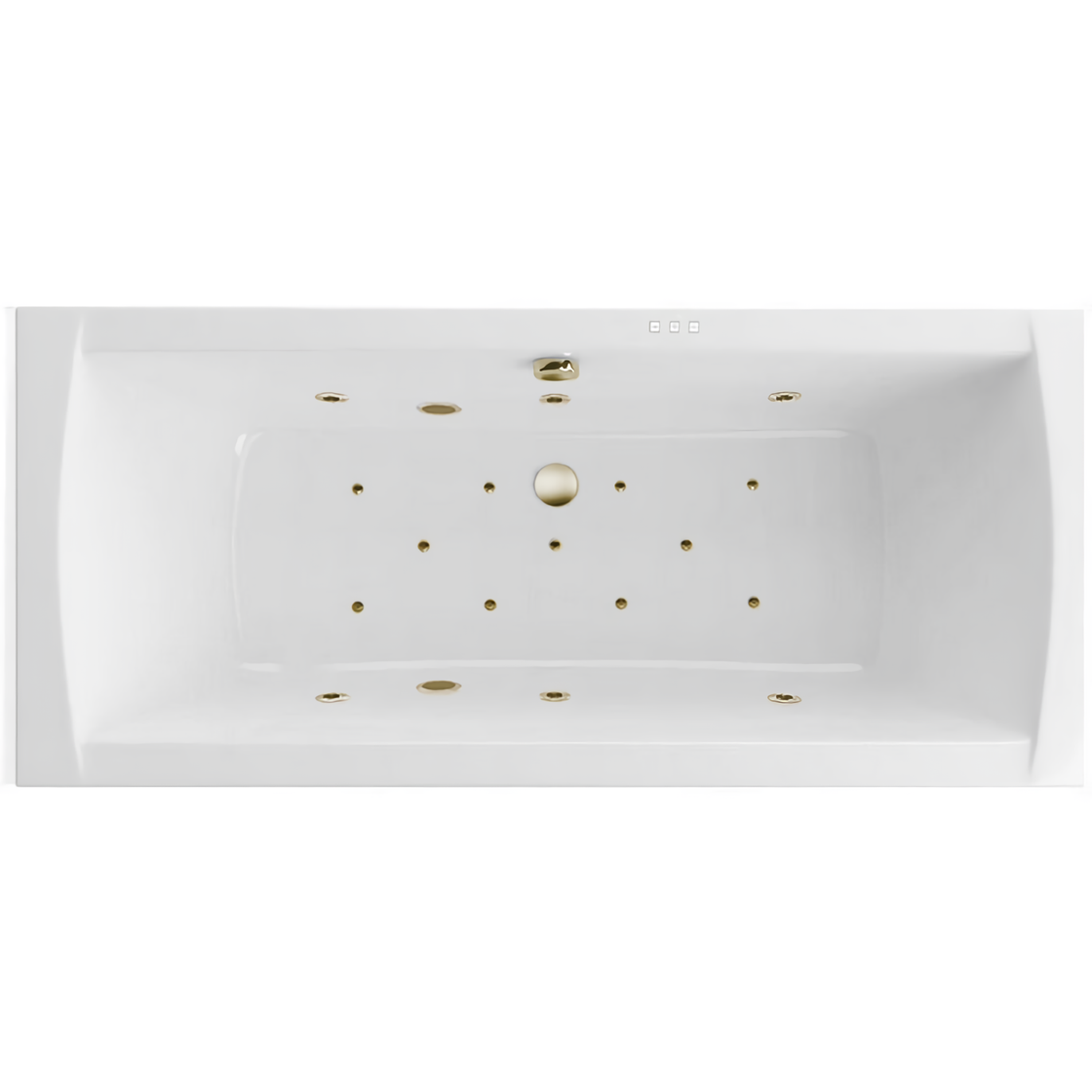 Ванна гидромассажная Excellent Aquaria Lux Relax WAEX.AQU18.RELAX.BR 180x80 (бронза), на каркасе, со сливом-переливом