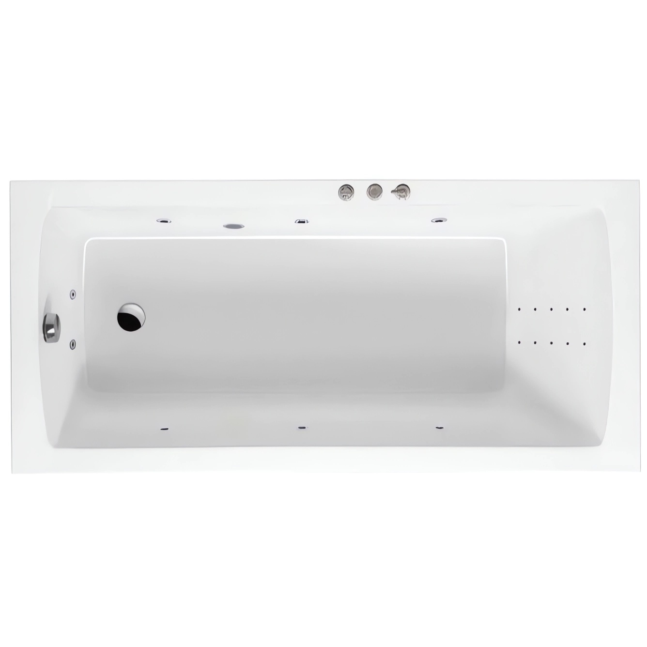 Ванна гидромассажная Excellent Aquaria Smart Nano WAEX.AQU14.SMARTNANO.CR 140x70 (хром), на каркасе, со сливом-переливом