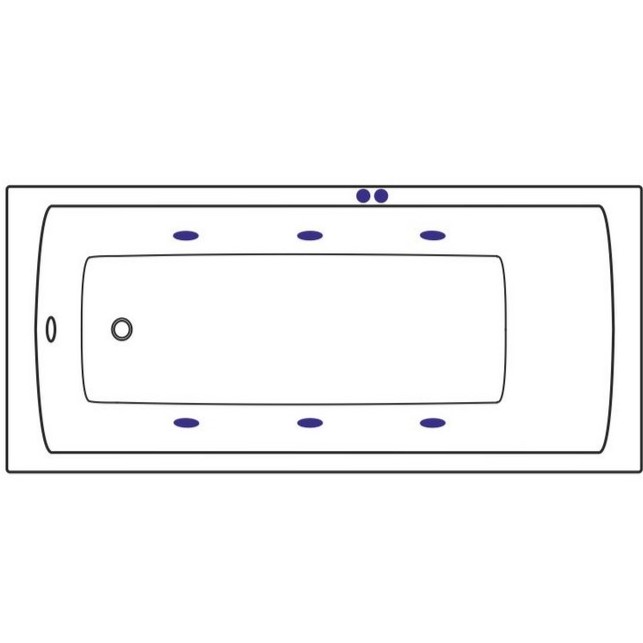 Ванна гидромассажная Excellent Aquaria Soft WAEX.AQU14.SOFT.BR 140x70 (бронза), на каркасе, со сливом-переливом