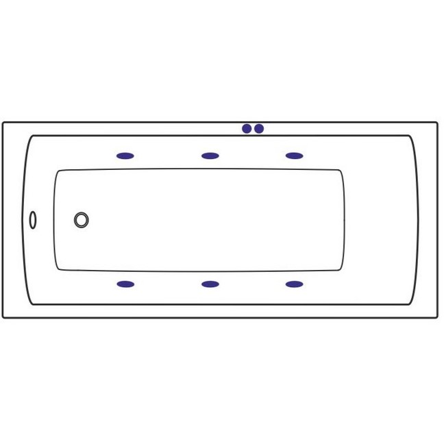 Ванна гидромассажная Excellent Aquaria Soft WAEX.AQU16.SOFT.BR 160x70 (бронза), на каркасе, со сливом-переливом
