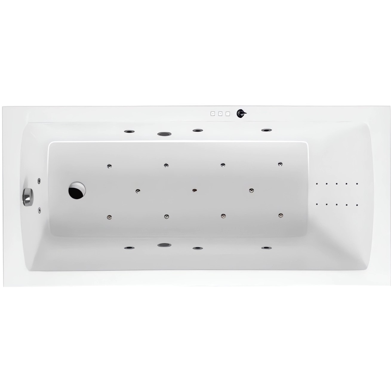 Ванна гидромассажная Excellent Aquaria Ultra Nano WAEX.AQU15.ULTRANANO.CR 150x70 (хром), на каркасе, со сливом-переливом