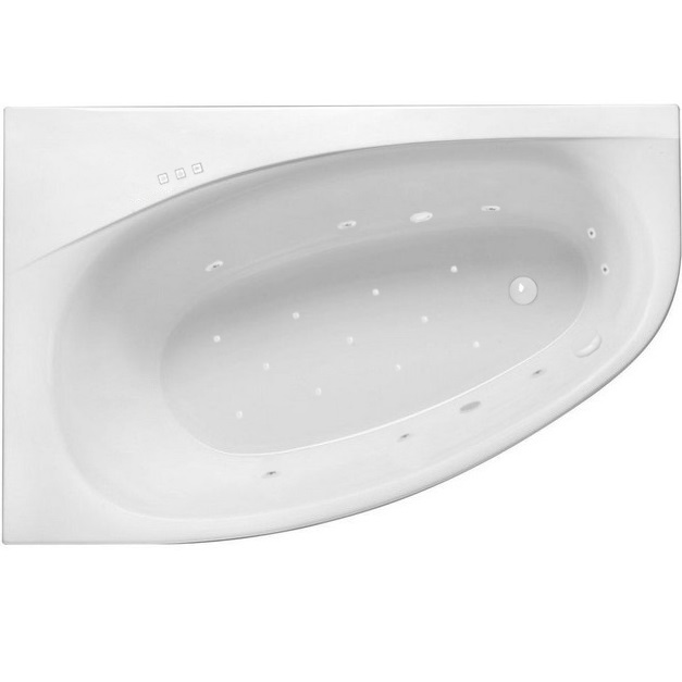 Ванна гидромассажная Excellent Kameleon RELAX WAEX.KML17.RELAX.WH 170x110 (белый глянцевый), каркас, слив- перелив, левая