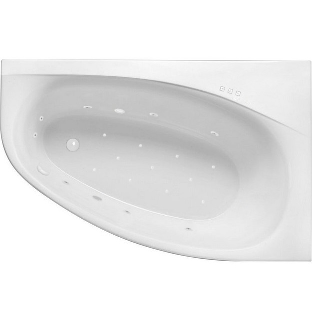 Ванна гидромассажная Excellent Kameleon RELAX WAEX.KMP17.RELAX.WH 170x110 (белый глянцевый), каркас, слив-перелив, правая