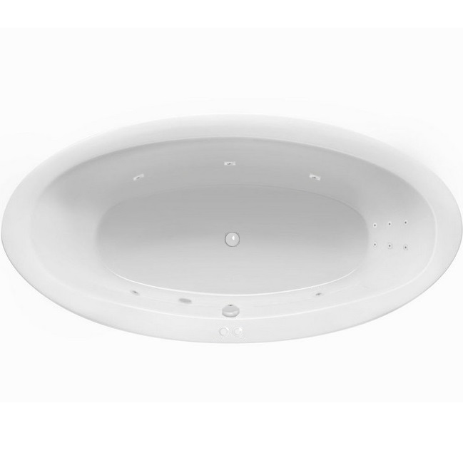 Ванна гидромассажная Excellent Lumina LINE WAEX.LUM19.LINE.WH 190x95 (белый глянцевый), каркас, слив-перелив