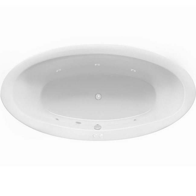 Ванна гидромассажная Excellent Lumina SOFT WAEX.LUM19.SOFT.WH 190x95 (белый глянцевый), каркас, слив-перелив