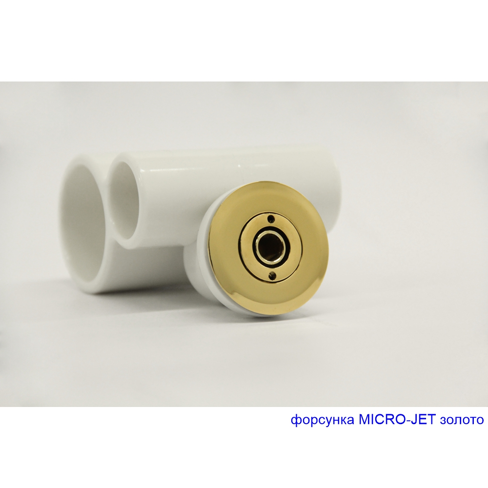 Ванна гидромассажная встраиваемая Whitecross Wave Slim ULTRA NANO 0111.170075.100.ULTRANANO.GL 170x75 (золотой, белый), каркас, слив-перелив