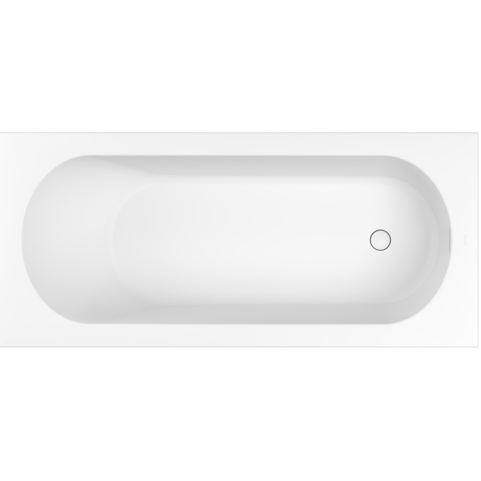 Ванна пристенная Whitecross Gin 0217.175075.200 175x75 см, (белый матовый), иск. камень