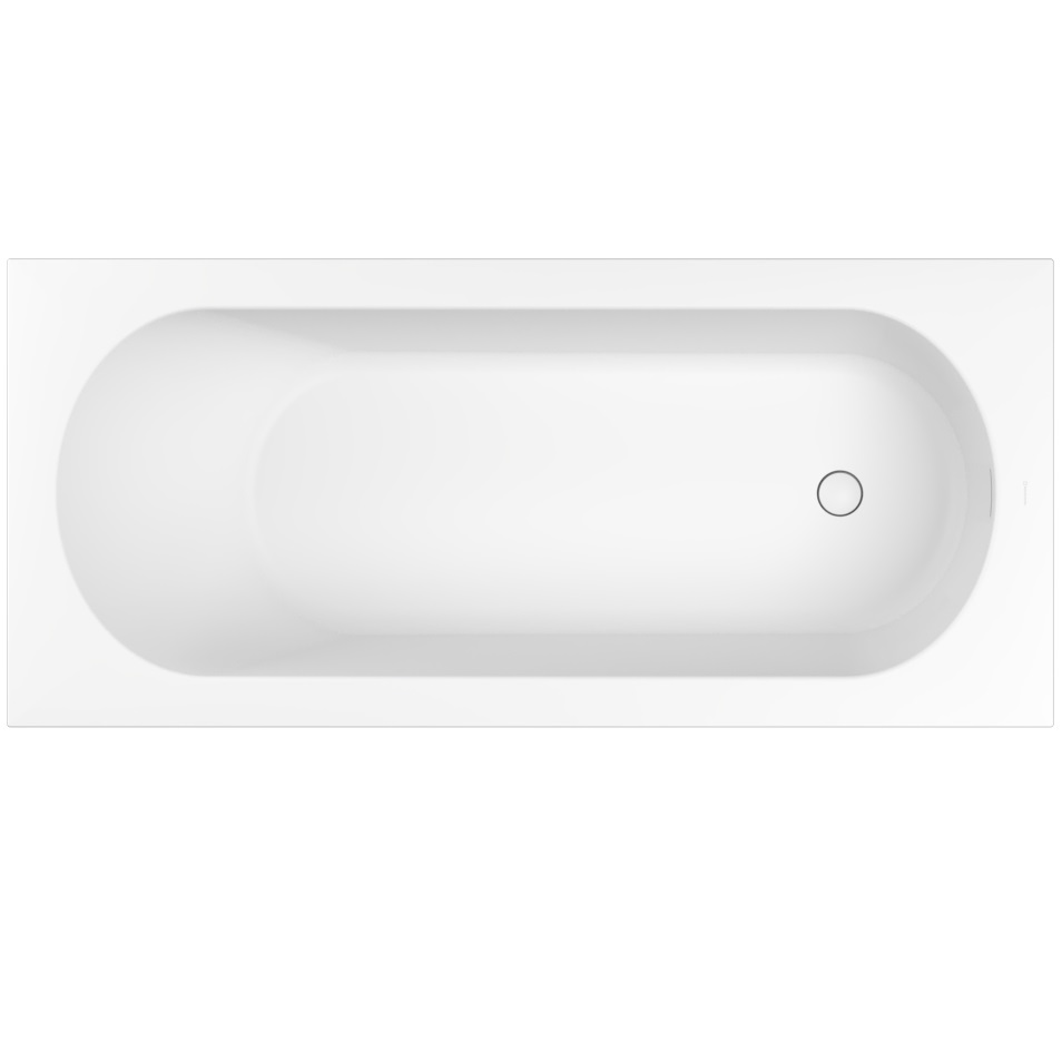 Ванна пристенная Whitecross Gin 0217.175080.200 175x80 см, (белый матовый), иск. камень