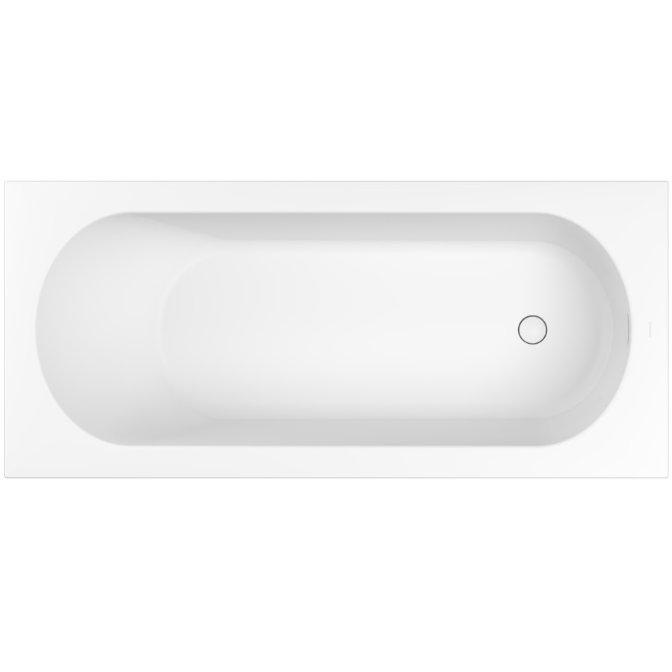 Ванна пристенная Whitecross Gin 0217.180075.200 180x75 см, (белый матовый), иск. камень