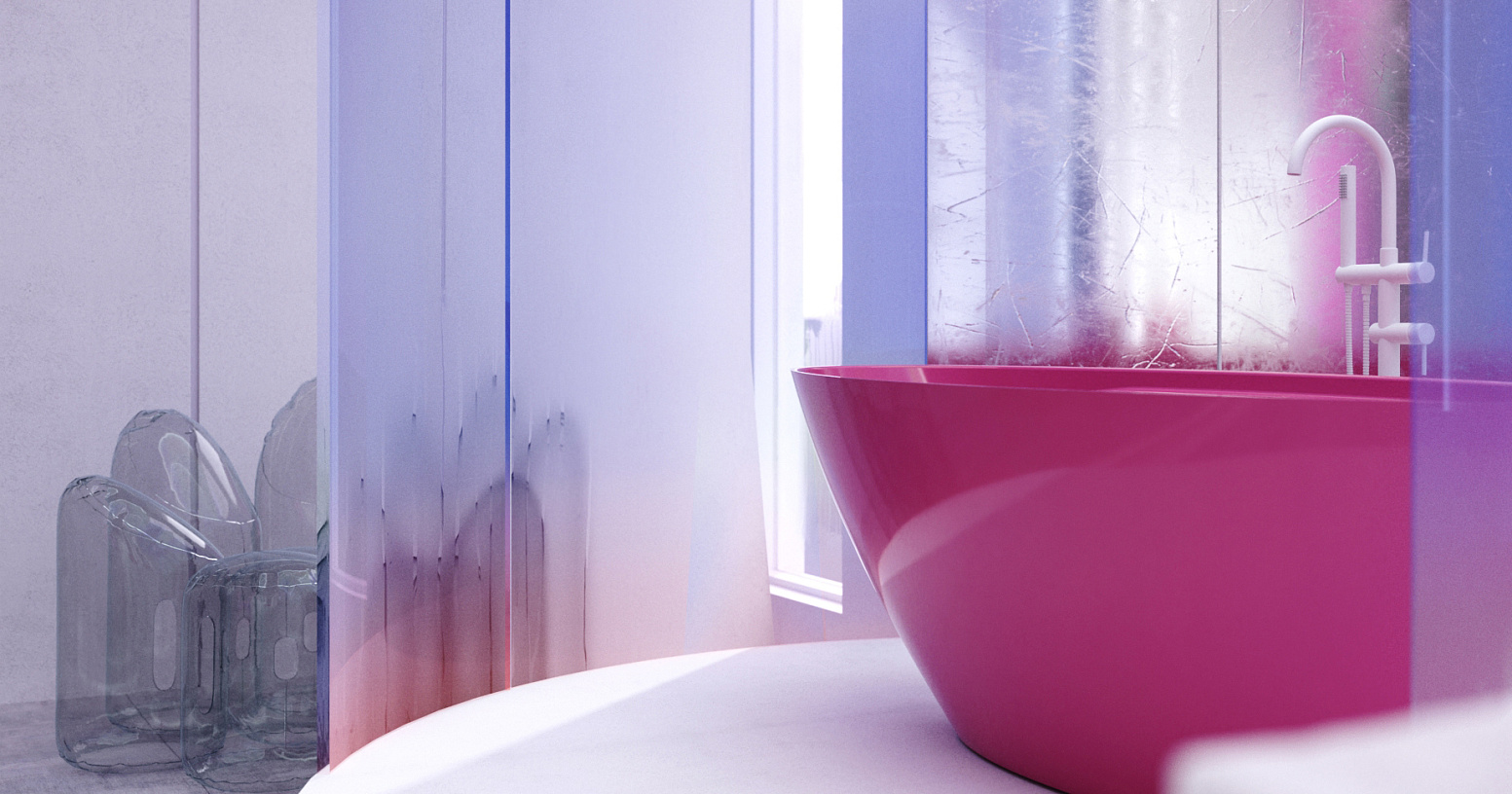 Ванна отдельностоящая Salini Diva S-Sense 102211GF 178x85.5x60 (покраска RAL полностью, глянцевый), донный клапан, сифон, слив-перелив