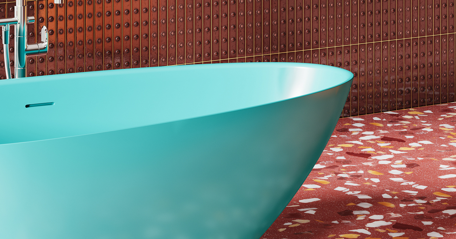 Ванна отдельностоящая Salini S-Stone Paola 1015203MF 160x80x60 (покраска RAL полностью, матовый), донный клапан, сифон, слив-перелив