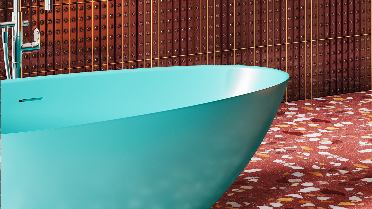 Ванна отдельностоящая Salini S-Stone Paola In 101611SMF 160x77x54 (покраска RAL полностью, матовый), донный клапан, сифон, слив-перелив