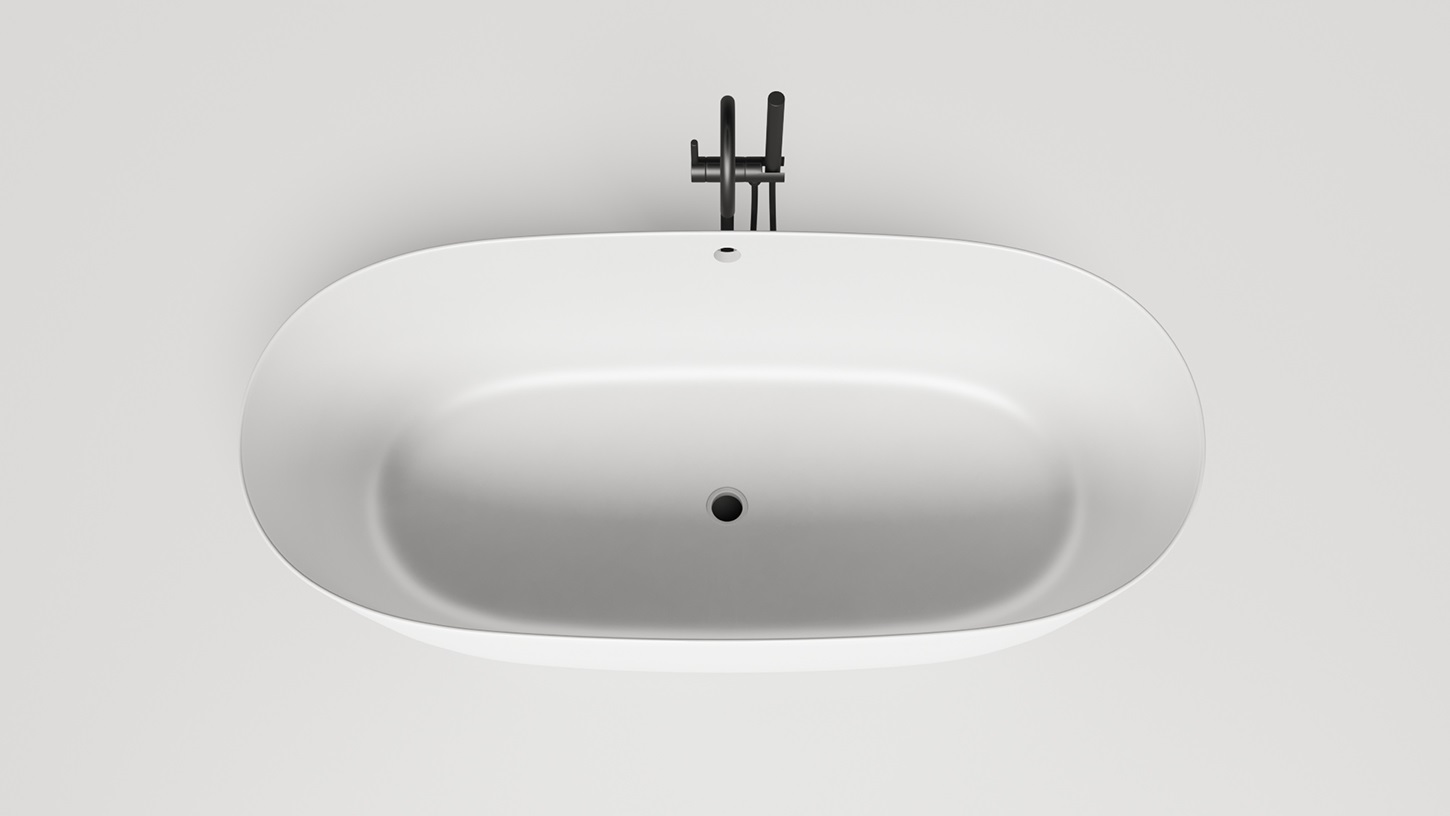 Ванна отдельностоящая Salini Sofia Light S-Sense 103711G 164.5x75.5x58 (белый глянцевый), донный клапан, сифон