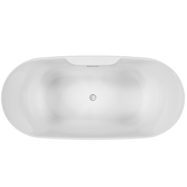 Ванна отдельностоящая Sancos Jazz FB17 170x80 (белый), со сливом-переливом