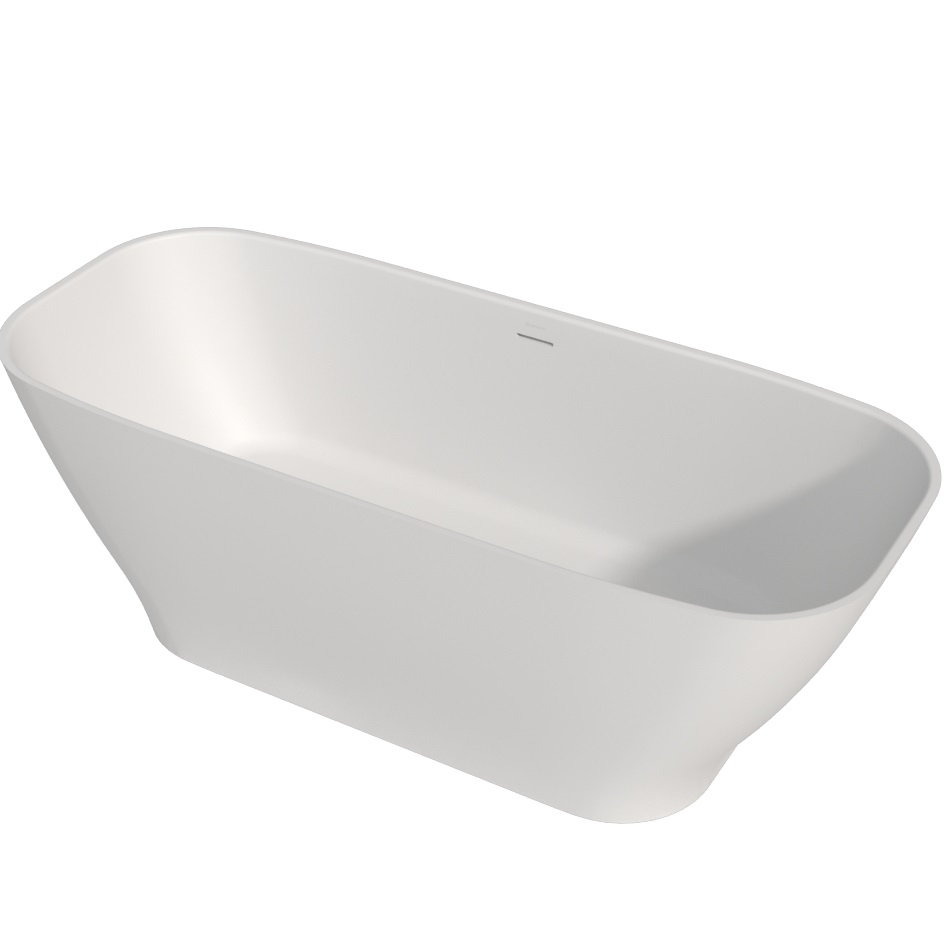 Ванна отдельностоящая Whitecross Clover 0220.170072.200 170x72 см, (белый матовый), иск. камень