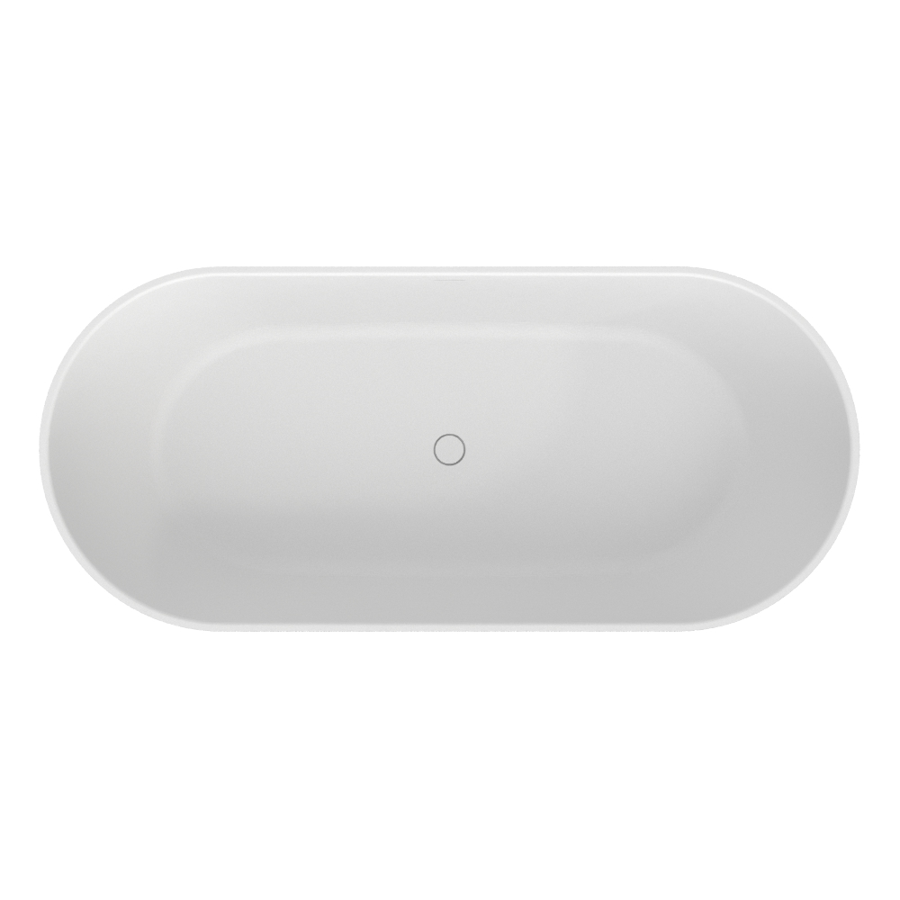 Ванна отдельностоящая Whitecross Tawna 0218.165080.200 165x80 см, (белый матовый), иск. камень