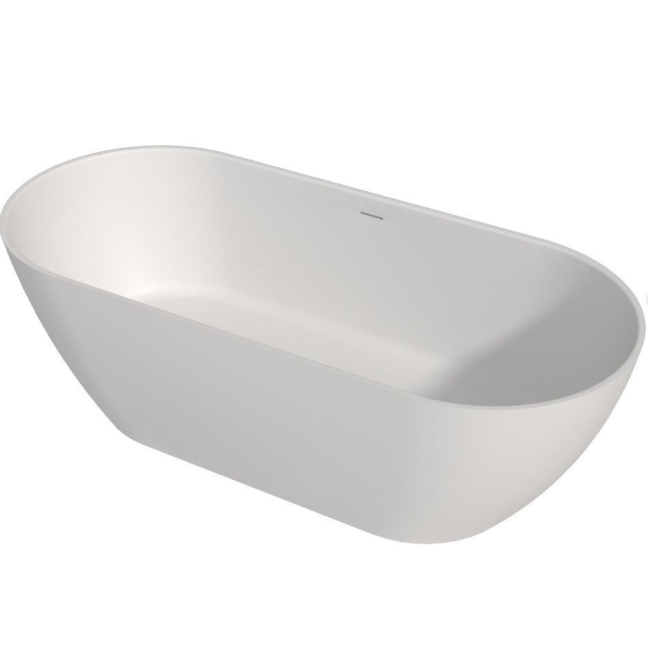 Ванна отдельностоящая Whitecross Tawna 0218.165080.200 165x80 см, (белый матовый), иск. камень