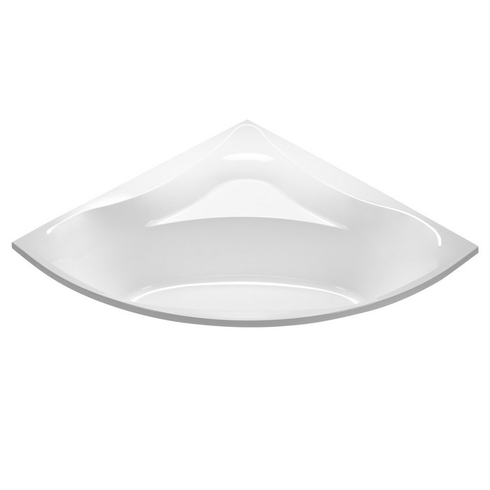 Ванна пристенная акриловая Excellent Glamour WAEX.GLA15WH 150x150 (белый глянцевый), без слива-перелива