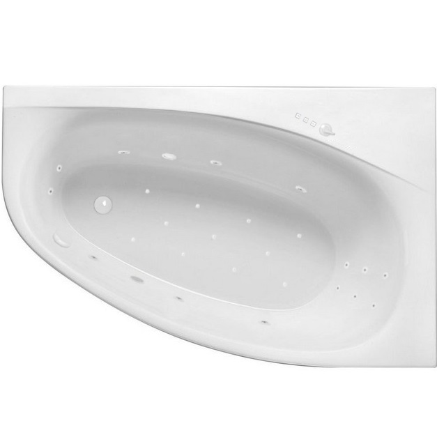 Ванна пгидромассажная Excellent Kameleon ULTRA WAEX.KMP17.ULTRA.WH 170x110 (белый глянцевый), каркас, слив-перелив, правая