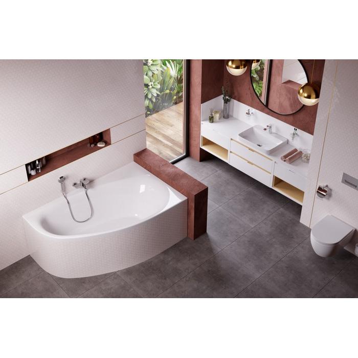 Ванна пристенная акриловая Excellent Kameleon WAEX.KMP17WH 170x110 (белый глянцевый), без слива-перелива, правая