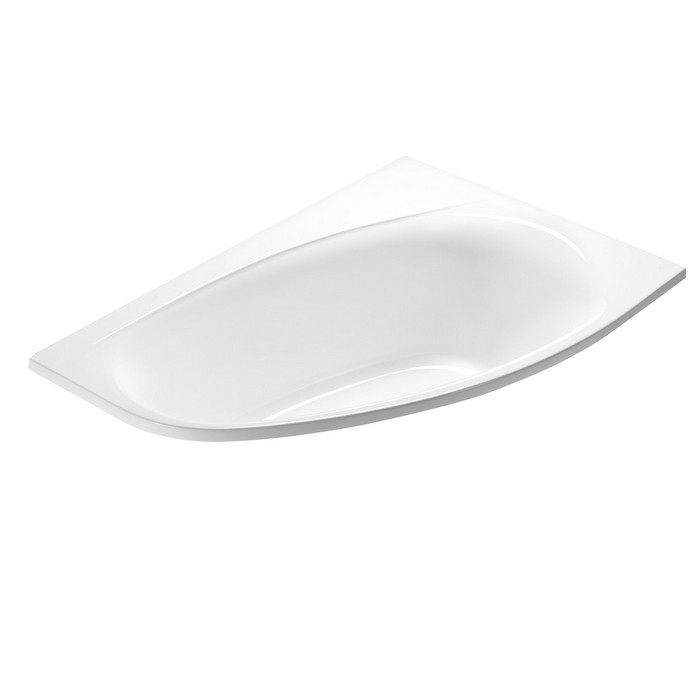 Ванна пристенная акриловая Excellent Kameleon WAEX.KMP17WH 170x110 (белый глянцевый), без слива-перелива, правая