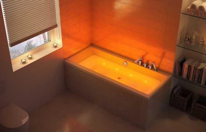 Ванна пристенная акриловая Excellent Pryzmat WAEX.PRY16WH 160x75 (белый глянец), без слива-перелива