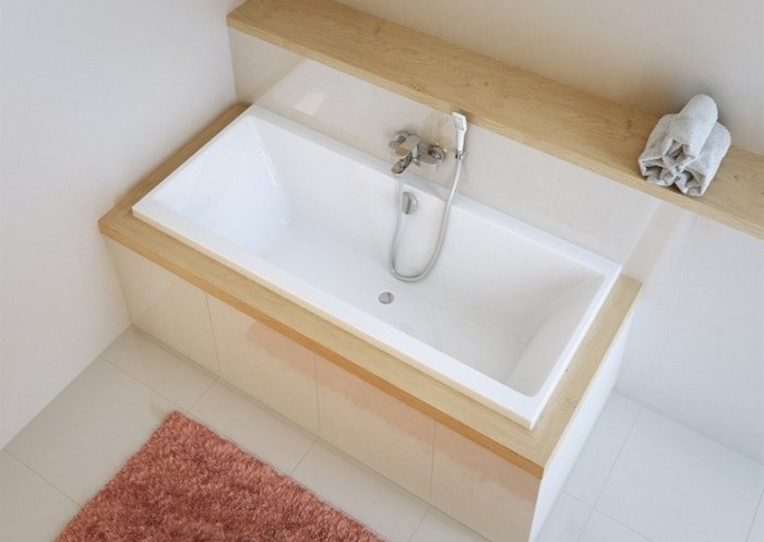 Ванна пристенная акриловая Excellent Pryzmat WAEX.PRY20WH 200x90 (белый глянец), без слива-перелива