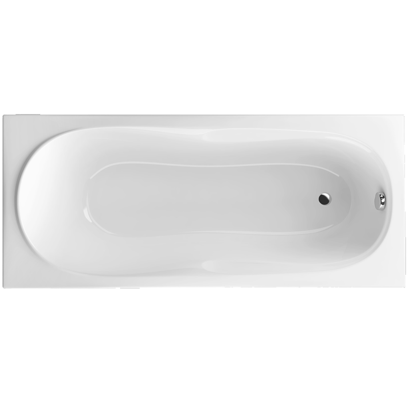 Ванна пристенная акриловая Excellent Sekwana WAEX.SEK17WH 170x75 (белый глянец), без слива-перелива