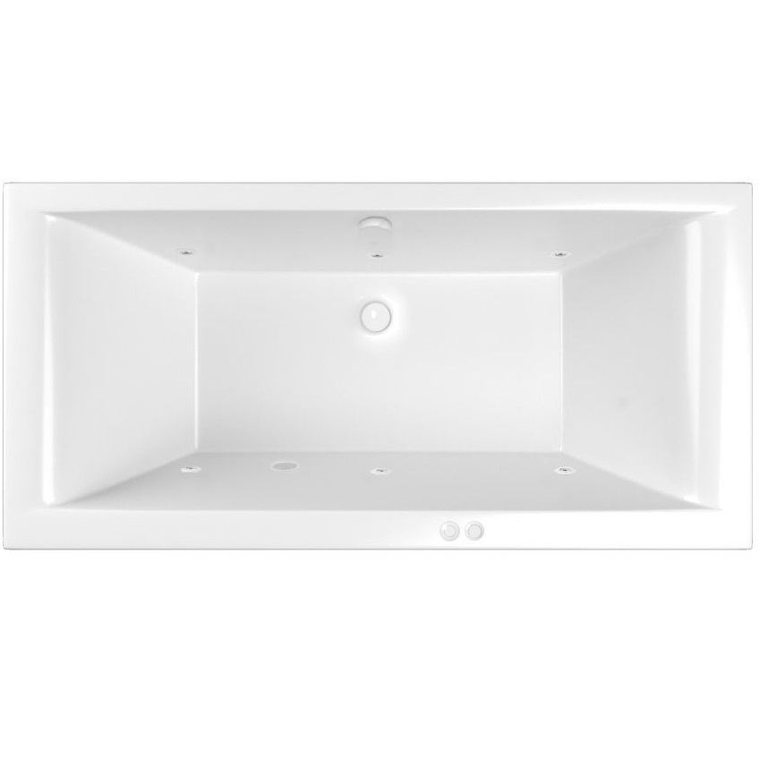 Ванна пристенная акриловая Whitecross Savia Duo 0103.170080.100.SOFT.WH 170x80 (белый глянцевый), каркас, слив-перелив