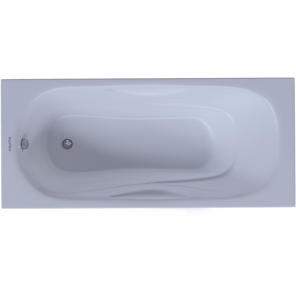Ванна чугунная Aquatek Гамма AQ8050F-00 150x75 (белый), ножки в комплекте, без ручек, встраиваемая