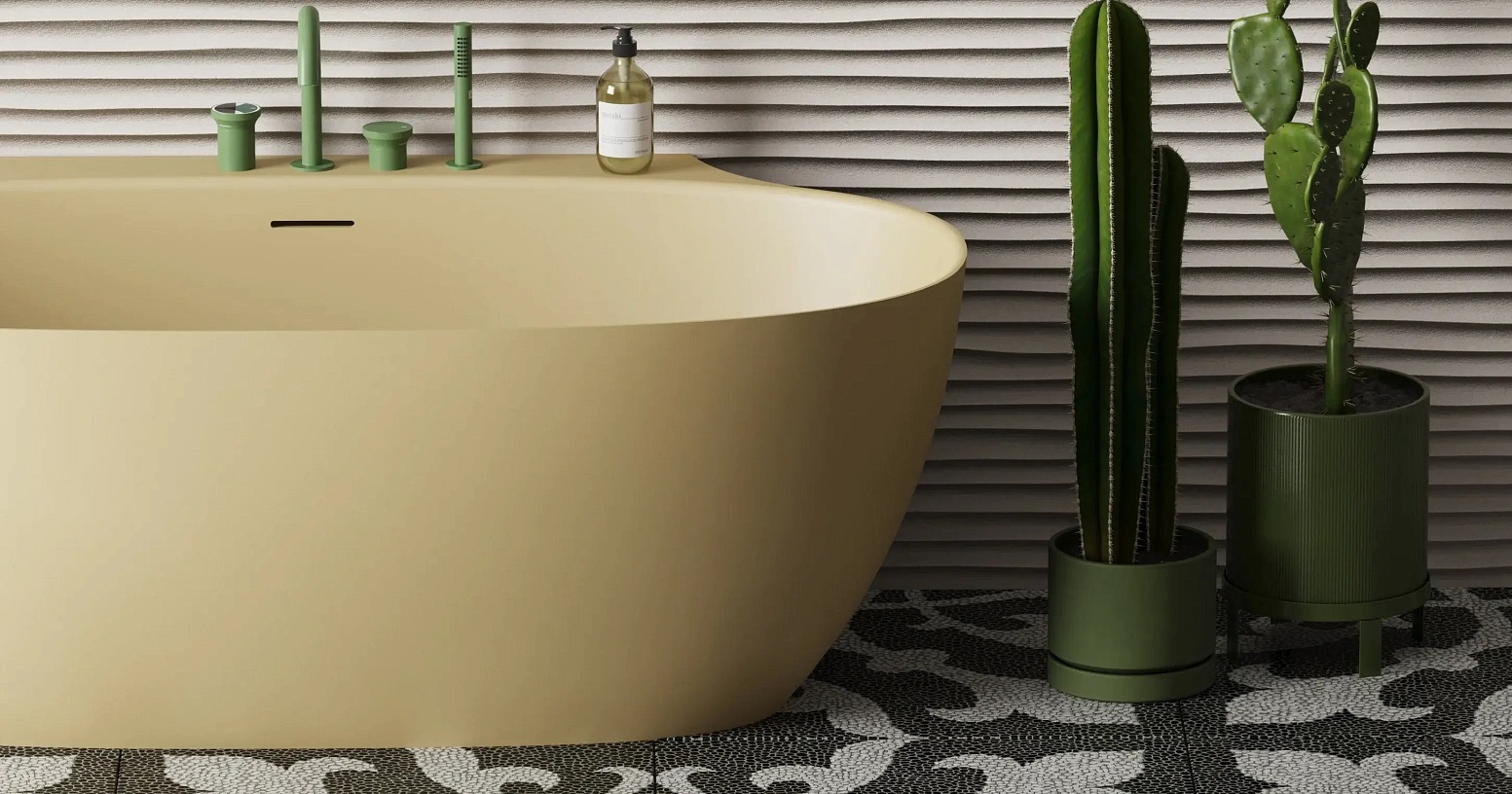 Ванна пристенная Salini S-Sense Alda Wall 101915GF 170.7x90.5x61 (покраска RAL полностью, глянцевый), донный клапан, сифон, слив-перелив