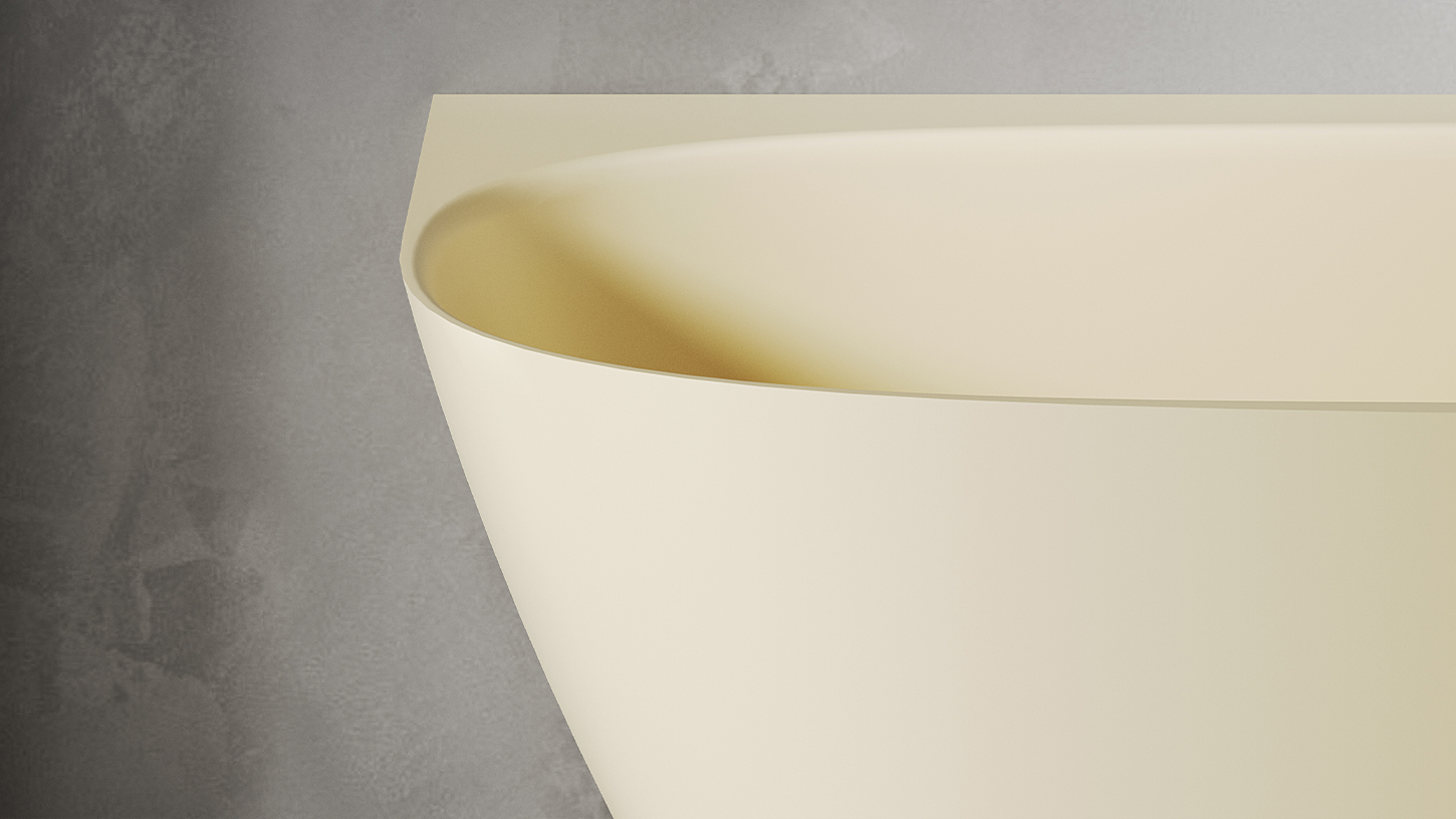 Ванна угловая Salini S-Sense Sofia Corner R 102514GF 170x85x59 (покраска RAL полностью, глянцевый), донный клапан, сифон, слив-перелив, правосторонняя