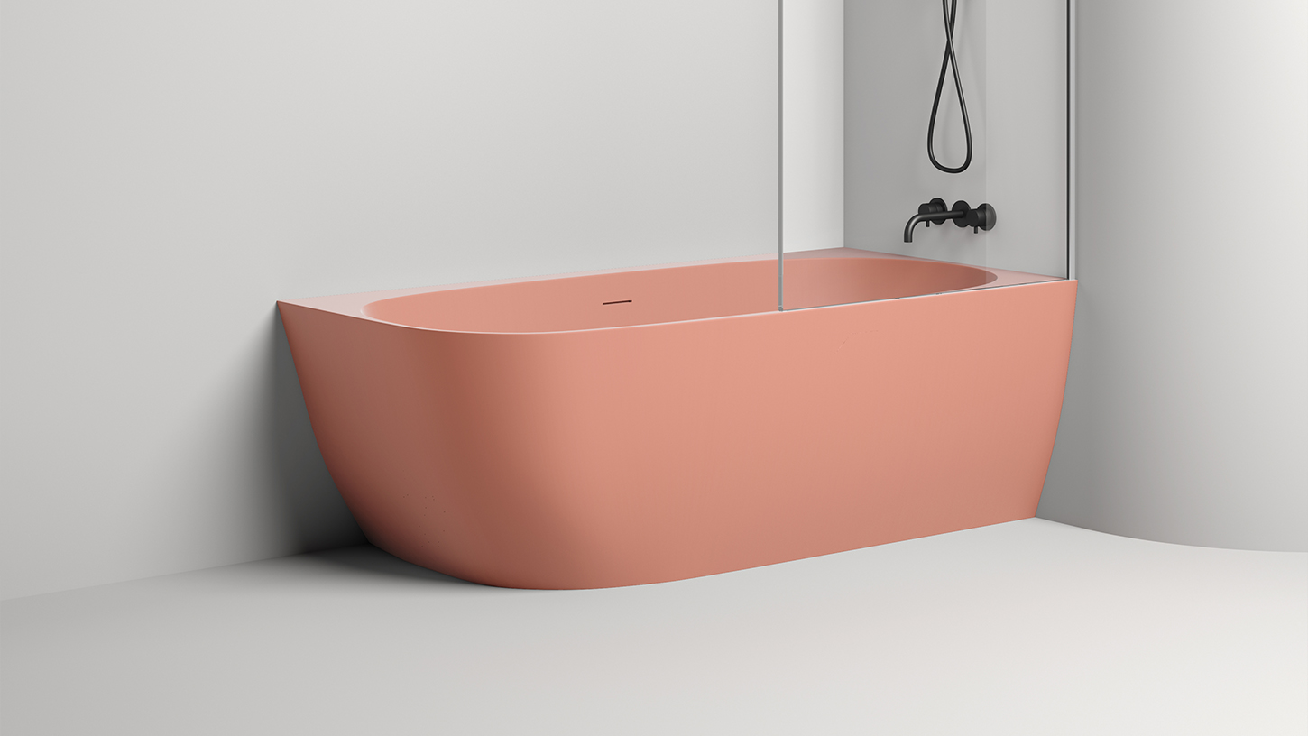 Ванна угловая Salini S-Sense Sofia Corner R 102514GF 170x85x59 (покраска RAL полностью, глянцевый), донный клапан, сифон, слив-перелив, правосторонняя