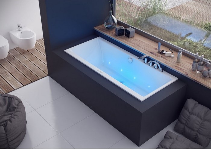 Ванна встраиваемая акриловая Excellent Pryzmat Slim WAEX.PRY17WHS 170x75 (белый глянец), без слива-перелива