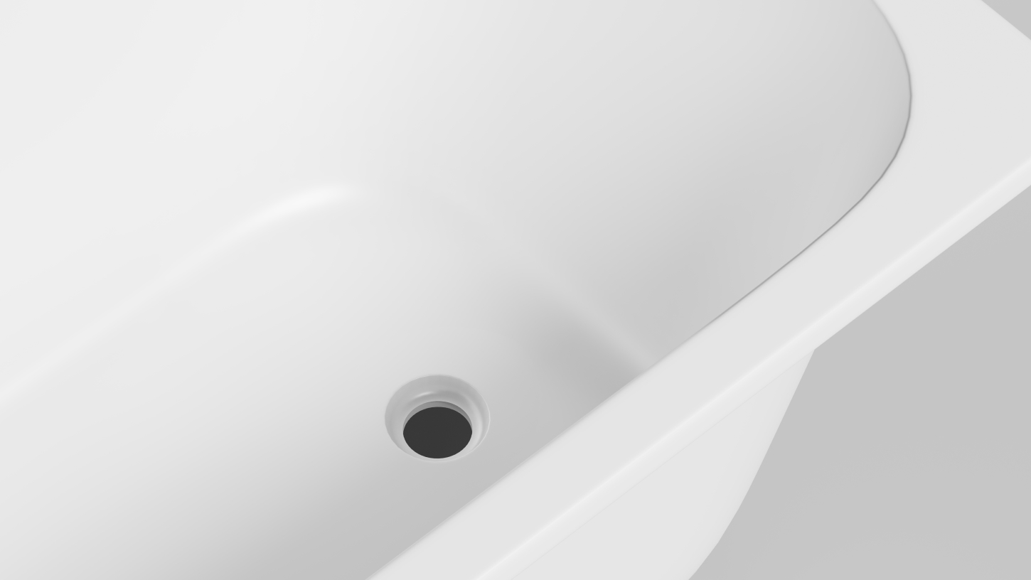 Ванна встраиваемая Salini S-Sense Orlanda 102017M 170x75x60 (белый матовый), без донного клапана